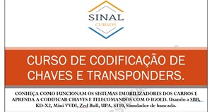 Apostila do curso de chaveiro codificação de chaves